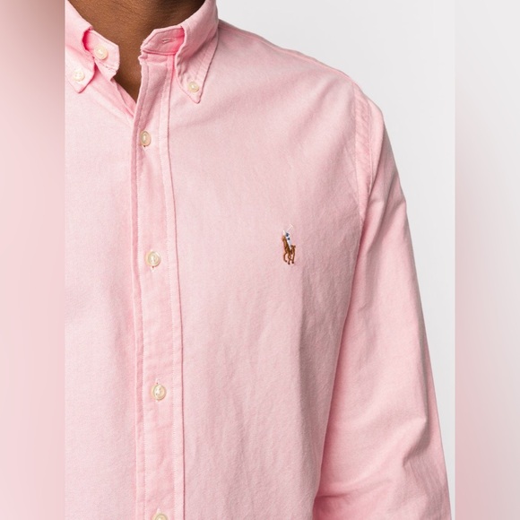 Ralph Lauren Men’s Pink Button Down Shirt - Picture 3 of 10
